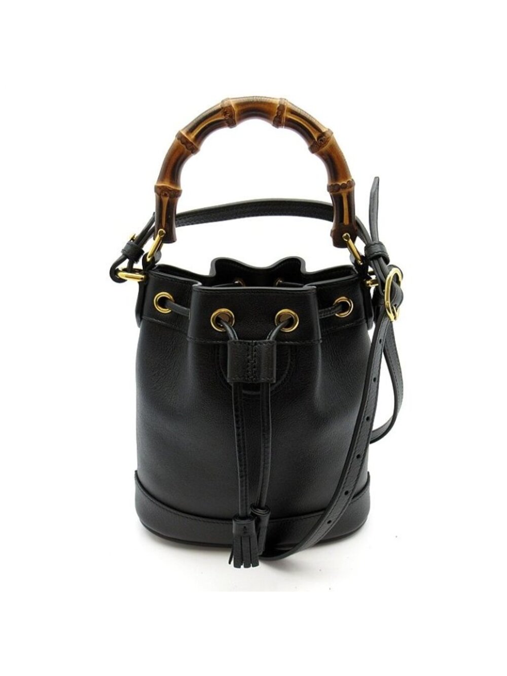 Gucci Diana Mini Bucket Bag Leather Black